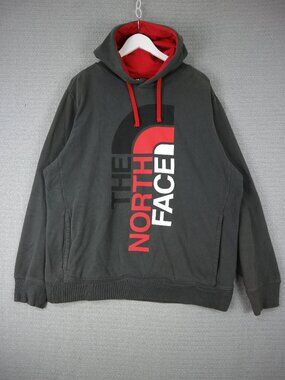 The North Face Big Logo Mens Grey XL